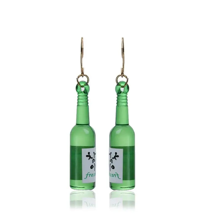 Korean Alcohol Earrings