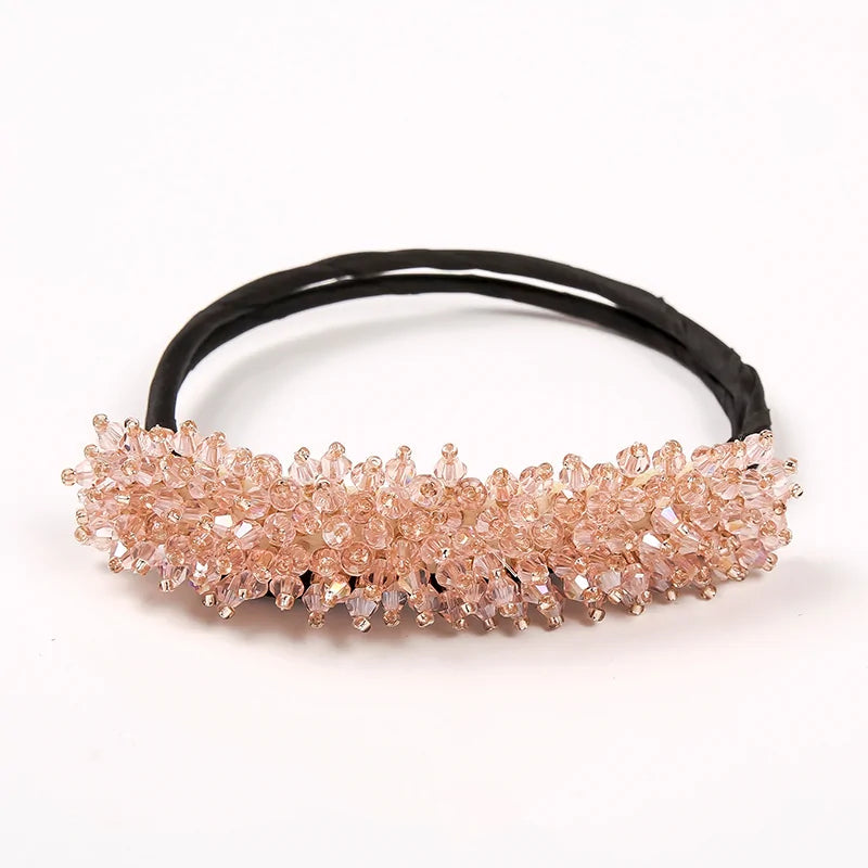 Fashion Rhinestone DIY Hair Style Making Tools Floral Korean Style