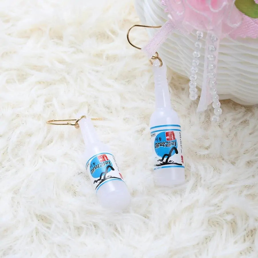 Korean Alcohol Earrings