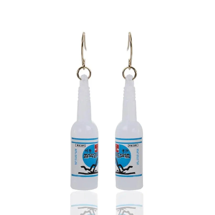 Korean Alcohol Earrings