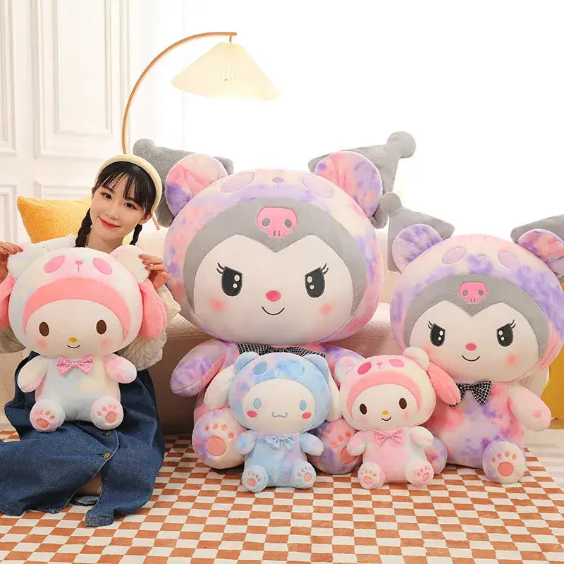 Kawaii Sanrio Anime Plush Toys Kuromi, My Melody, Cinnamoroll, and More!