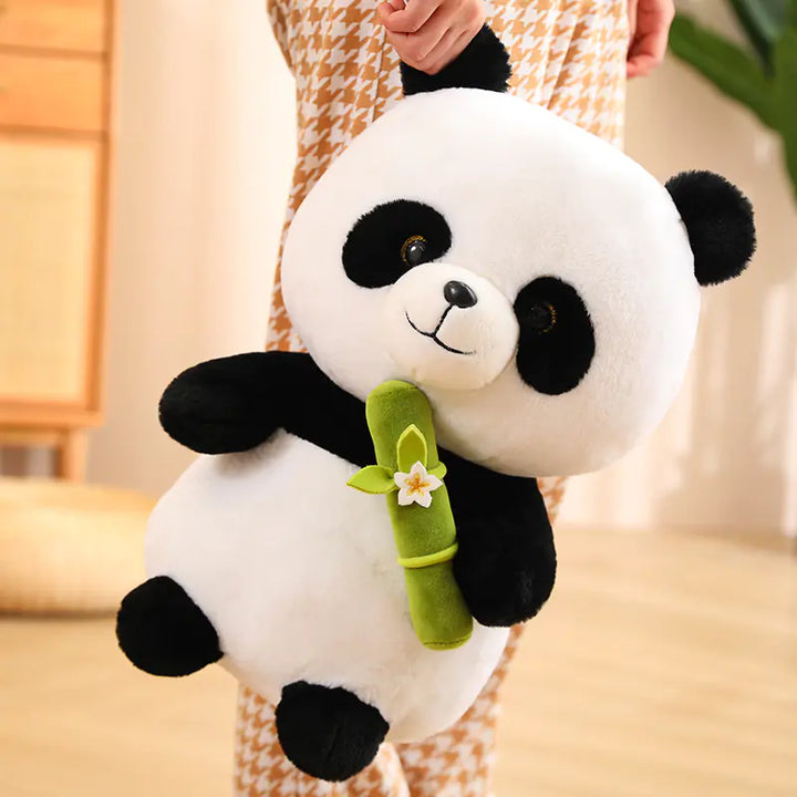 Cute Bamboo Tube Panda Plush Toy