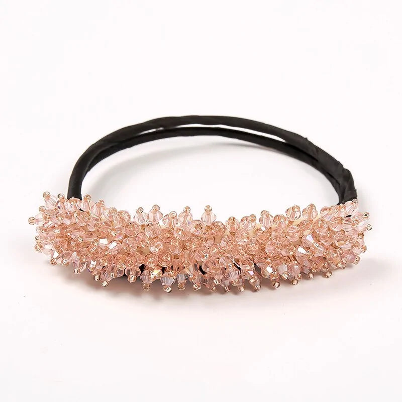 Fashion Rhinestone DIY Hair Style Making Tools Floral Korean Style